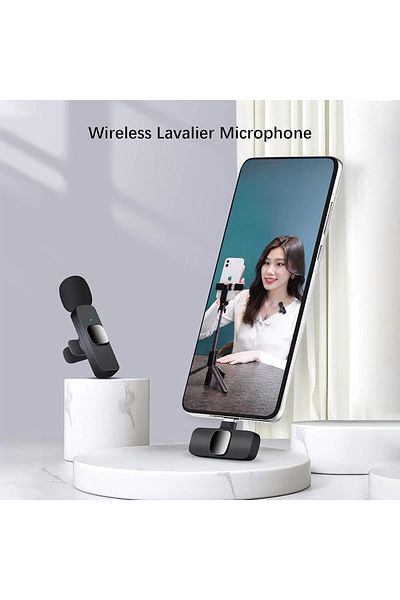 Shopi New Tech Wireless Lavalier Microphone for USB C Smartphone