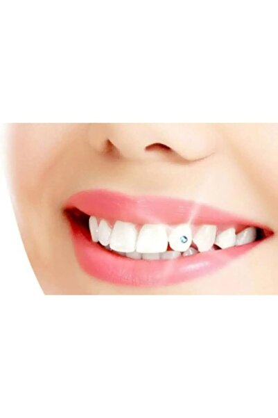 Akın Aksesuar TİNEKE 5 Adet Kristal Diş Taşlı Diş Pırlantası Seti