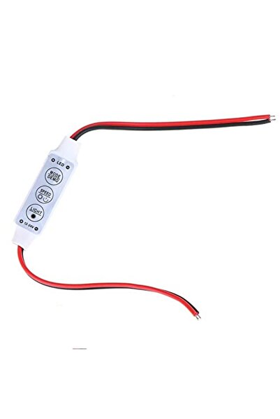 Devremarkt DC 12-24V 3 Tuş Led Dimmer Hafızalı 12A 3 Modlu 5050 3528 5630