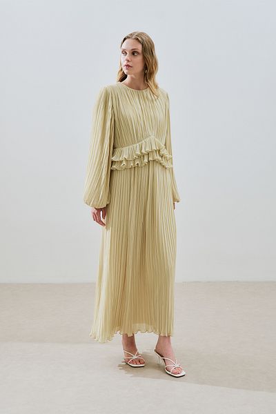 Manuka Mi̇la Pi̇stilated Folding Dress Sambucus