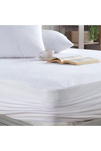 Genel Markalar 100 Pamuk Fitted Su Sıvı Geçirmez Yatak Koruyucu Alez Çarşaf (140 x 190)