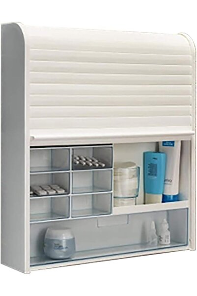 Hype Store 092 Panjurlu Çok Amaçlı Kilitli Ecza Ve Banyo Dolabı