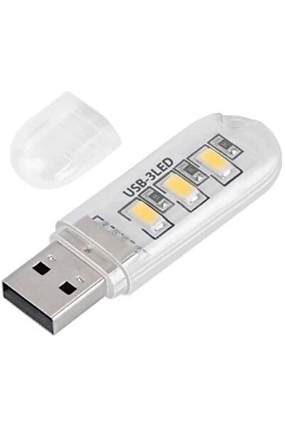 Genel Markalar Mini Usb Led Lamba 5730 Smd 3 Led Anahtarlık Portatif Taşınabi...