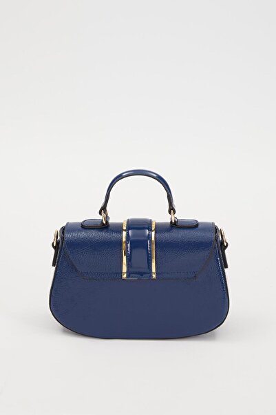 Levidor 930214 Çanta Lacivert-Camel Kadın Omuz Çantası