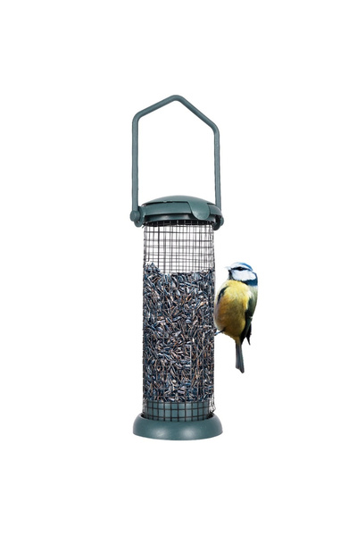 IPAE PROGARDEN 23cm fat ball shaped metal bird feeder.