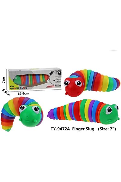 Hepta Collection emey e-ticaret Eğlenceli Emekleme,Eklemli Esnek Tırtıl Duyusal Stres Giderici Esnek El Oyuncağı İ...