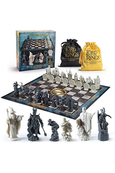 Genel Markalar The Noble Collection Yüzüklerin Efendisi - Satranç Seti: Orta ...