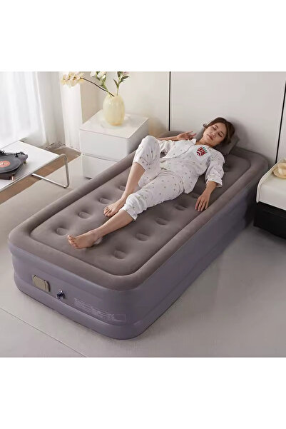 Generic Heightened bed Inflatable Air Mattress with Built-In Pump & Camping & Home