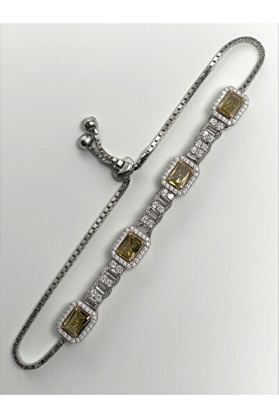 ank tasarım anka mücevherat 925 Ayar Gümüş Baget Zultanit Asansörlü Bileklik ...