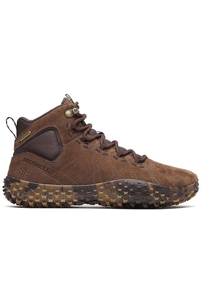 Merrell Wrapt Mid Wp Waterproof Genuine Leather Men's Boots Brown