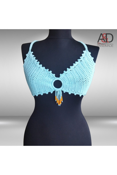 A&D HANDMADE Bustier>Coton>Beach Wear>Top Wear>Handmade