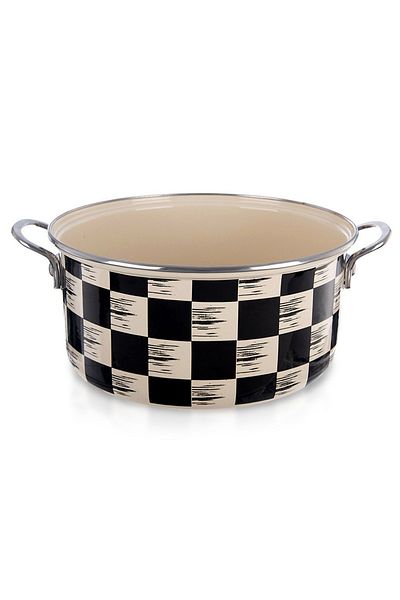 shumee CHECKERBOARD enameled pot 26 cm, 5 l