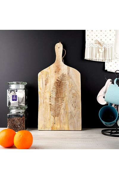 shumee Wooden cutting and serving board 50.5x24.5 cm