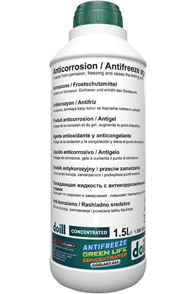 Genel Markalar Konsantre - Saf 1.5 Litre Yeşil Antifriz - G11 (Üretim Yılı: 2...