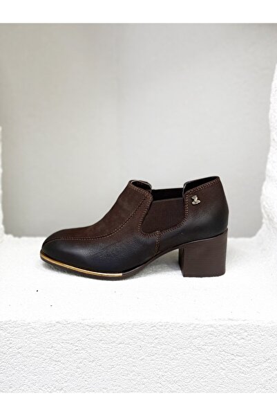 Venüs 2512708K YANI LASTİKLİ 5CM KALIN TOPUKLU AYAKKABI (BOOTİE) KADIN