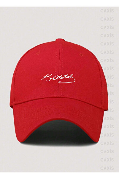 caxis Καπέλο με στάμπα Kemal Atatürk με ρυθμιζόμενο Velcro Gabardine Cap