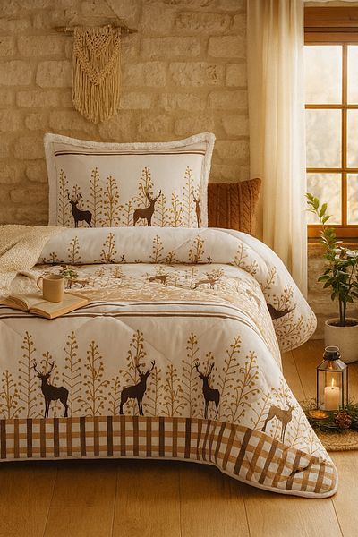 Evimcim Single Duvet Set – 160X240 Duvet and 50X70 Pillowcase, Soft and Warm Consistent