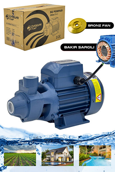 Mur-Cell Dayuan DKM70 Bakır Sargılı 0,55kw 0,75Hp Su Pompası