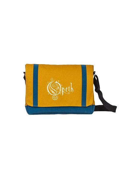 Z zepplin Opeth Logo White Yellow Messenger Bag