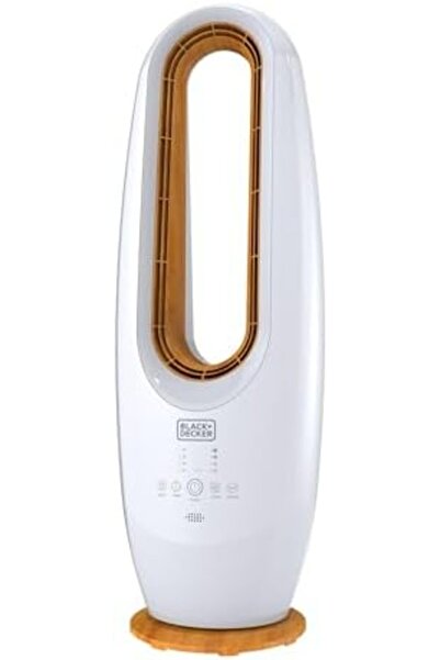 Black&Decker BLACK+DECKER 2 in 1 Bladeless Fan, 85cm, 70W Tropical Motor, Cool-White LED Lamp, Remote Control, 60
