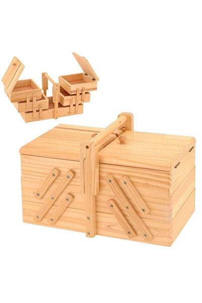 shumee Mașină de cusut din lemn 30x16x20 cm