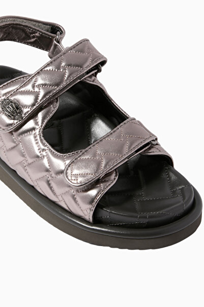 Kurt Geiger Orson Deri Kapitone Platform Slingback Sandalet