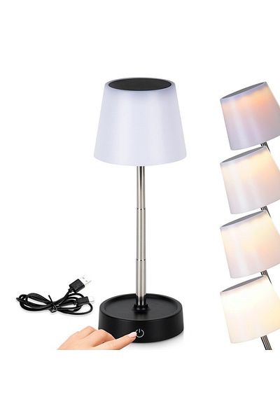 shumee Wireless White LED Table Lamp 11-29.5 cm
