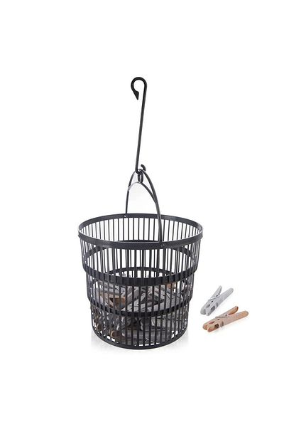 shumee Laundry pegs in a folding basket, 50 pcs.
