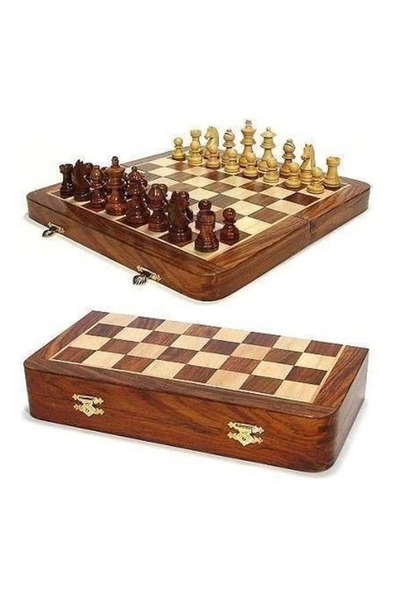 rexa Folding Magnetic Travel Chess Board Set – Portable and Compact Design