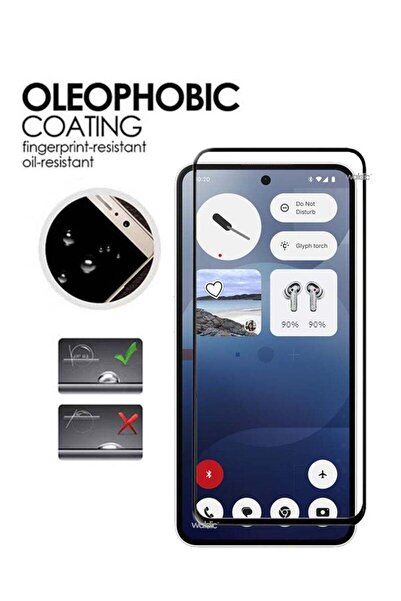 Generic Nothing CMF Phone 1 Screen Protector Full HD Quality Tempered Glass Anti-Scratch - Black