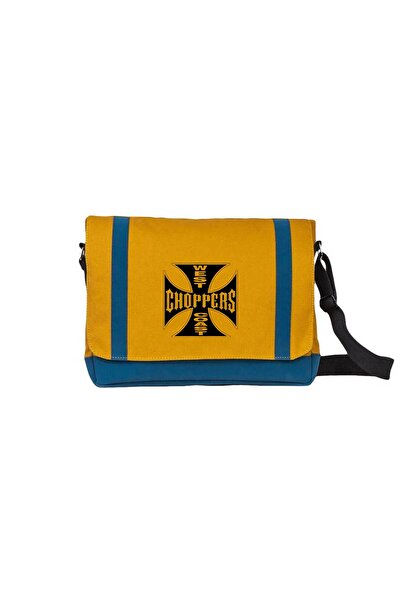 CrowsGate حقيبة ماسنجر من ويست كوست تشوبرز باللون الأصفر
