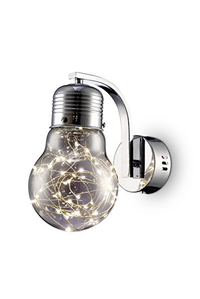 homelight ابليك جداري داخلي كروم - ستايل لمبة