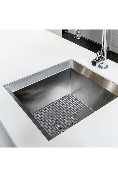 shumee Grey rubber sink mat 33x28 cm