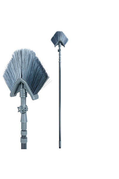 shumee Mătură telescopică pentru praf și pânze de păianjen, triunghiulară, 14...