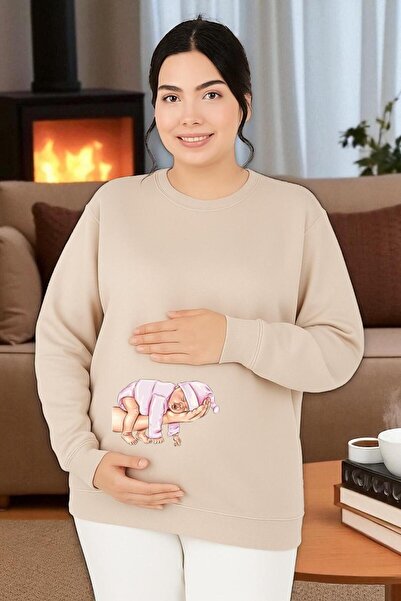 DM DOLCE MORE Printed Maternity Sweatshirt