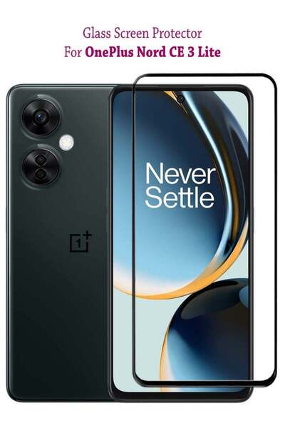 Generic Tempered Glass Screen Protector For OnePlus Nord CE 3 Lite - Black