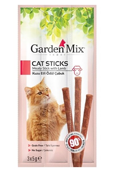 Gardenmix Garden Mix Kuzu Etli Kedi Stick Ödül 3x5g
