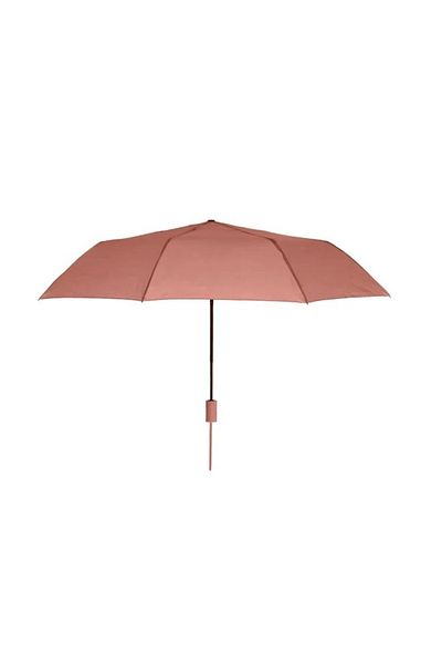 divendi-ro Folding Rain Umbrella, Automatic, 31 cm, PVC, salmon