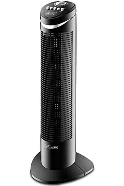 Black&Decker Black & Decker 50W Tower Fan 3 Speeds Low/Medium/High 65, Wide Oscillation Adjustable Portable/Trave