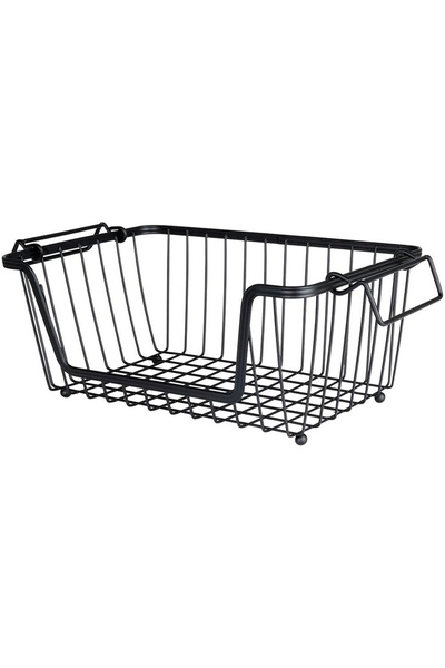 shumee Black metal fruit and vegetable basket