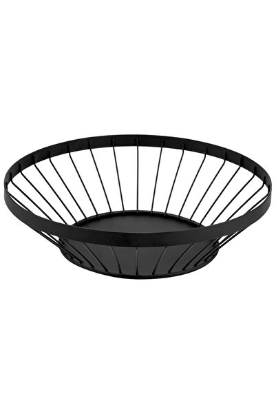 shumee MISTY black metal fruit basket 28 cm