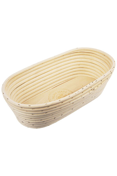 shumee Coș de răchită pentru fermentarea pâinii de casă 1,5 kg / 32x15x9 cm