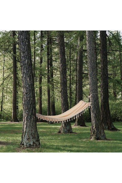 shumee Beige single hammock 200x100 cm