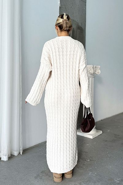 sole stories Women knitwear dress with hair braided