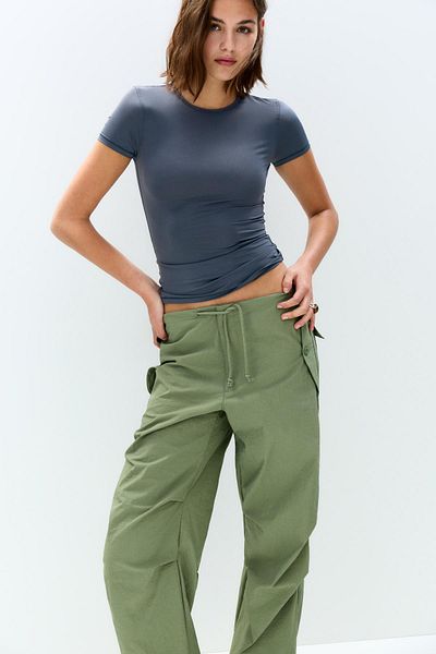 Pull & Bear Short sleeve polyamide T-shirt