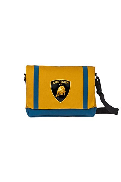CrowsGate حقيبة لامبورغيني الكلاسيكية باللون الأصفر