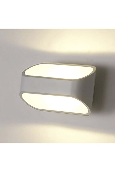 homelight Matte white interior wall lamp with two-way lighting