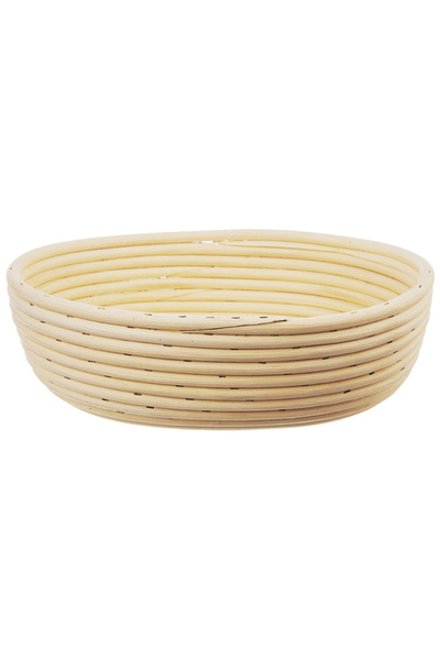 shumee Coș de dospit pentru pâine din ratan 1,5 kg / 28x22x9 cm