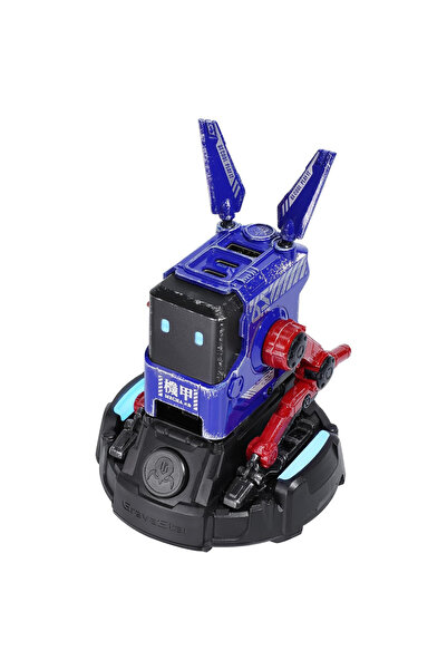 Gravastar Alpha65 Robot Figürlü 65W Hızlı Şarj Adaptörü ve Şarj Standı, Mavi