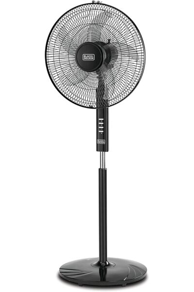 Black&Decker BLACK+DECKER Stand Fan 16-inch, 60W, 90° Oscillation, 3 Speeds - FS1620-B5